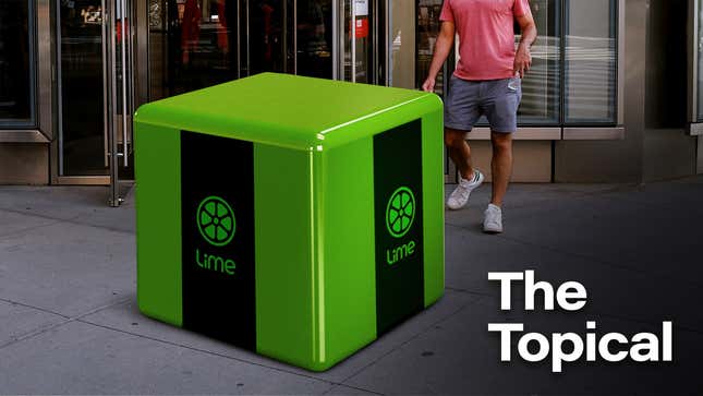 Image for article titled Lime Unveils Pilot Program For Inexplicable New E-Cubes