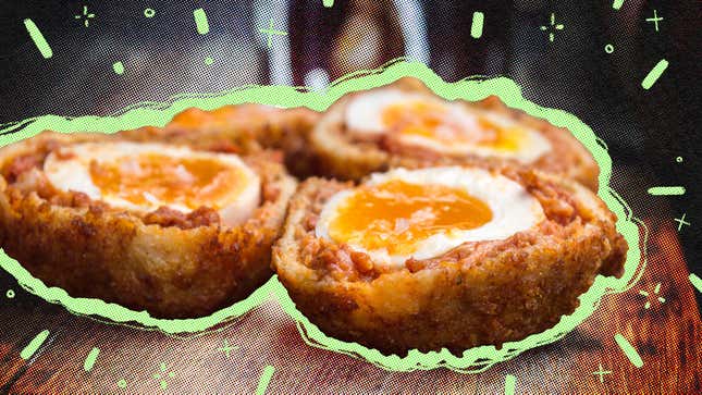 Image for article titled How to make Scotch eggs, a sausage-wrapped expression of brunch love
