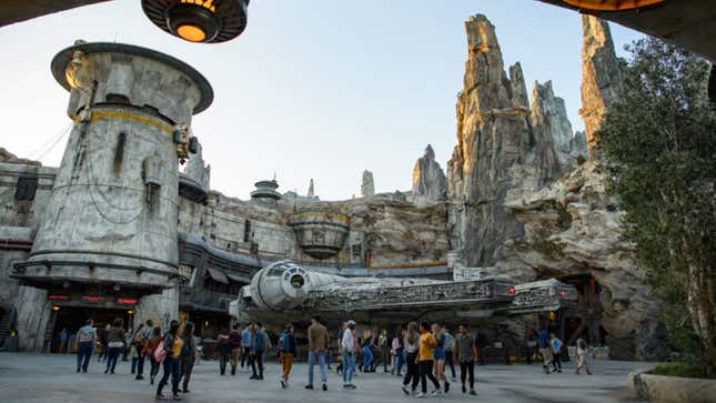 Look at all those people, having a nice time at Star Wars: Galaxy’s Edge. WHY ARE NONE OF THEM ME!?