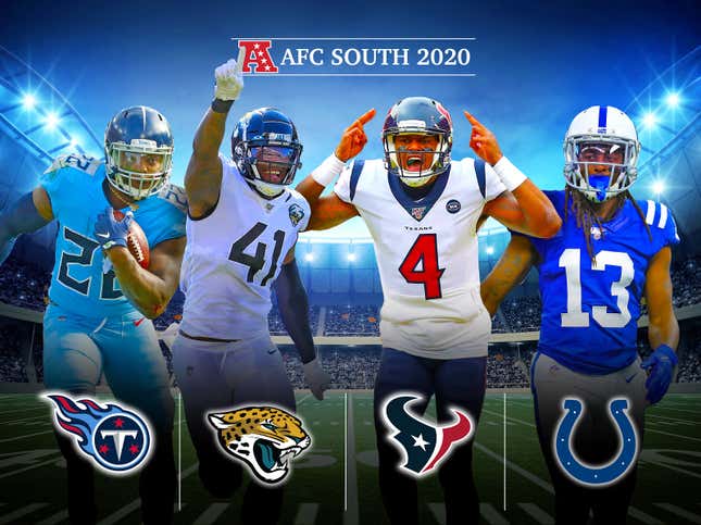 Image for article titled The Deadspin 2020 NFL Previews, AFC South: Who Will Emerge as This Year’s January Darlings?