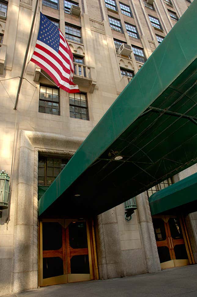Carson's humble childhood home: "It feels like a shoe box" compared to the 67th-floor penthouse where he now lives.