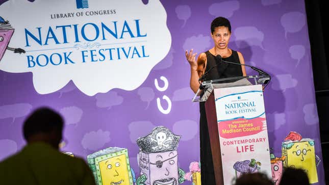 Author Danielle Allen speaks during the 2017 National Book Festival on Saturday, September 2, 2017,  in Washington, D.C.