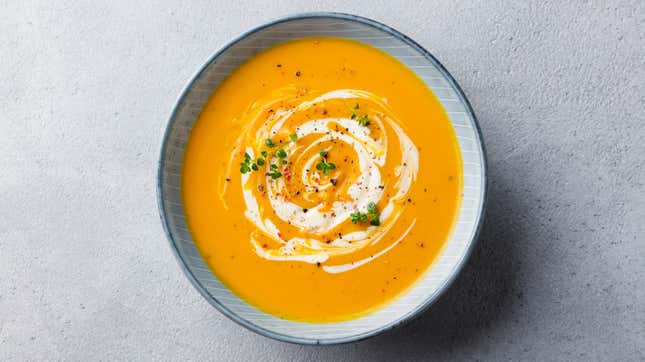 Image for article titled Enrich Your Pureed Vegetable Soups With Tahini