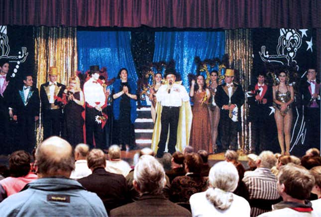 Attendees were oh, for the love of—they're going to make everyone sing along.
