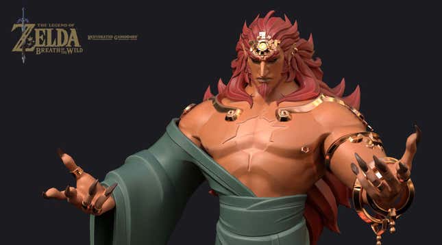 Imagen para el artículo titulado Este es el aspecto que tendría Ganon en Zelda: Breath of the Wild si aún siguiera con vida