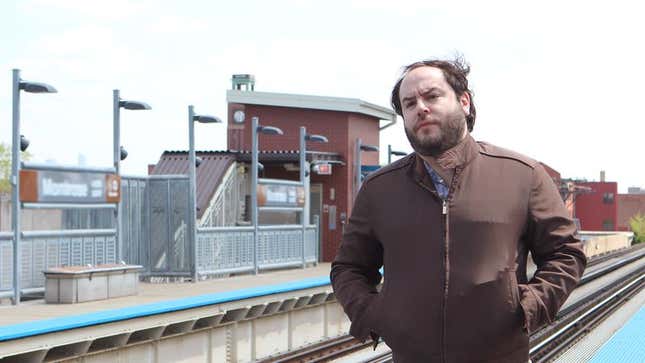 Image for article titled Man Planning To Rub Up Against Strangers Wondering Where Train Is Already