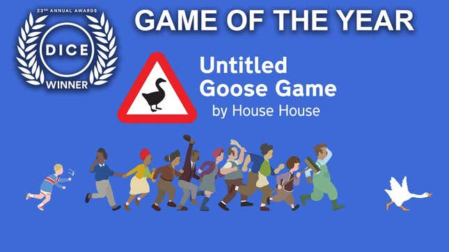 Image for article titled Untitled Goose Game And Control Clean Up At The 2020 DICE Awards