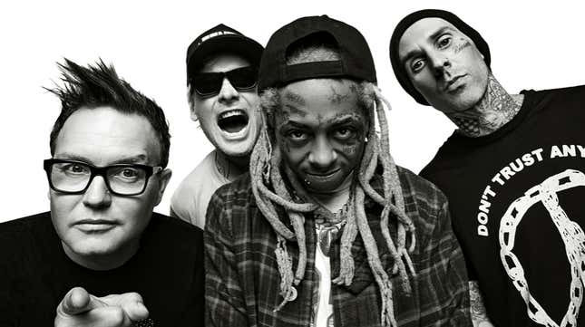 Image for article titled Lil Wayne, beckoned again by the rock gods, announces tour with Blink-182