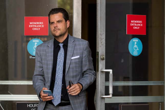 Image for article titled We’ve Got to Talk About Matt Gaetz and His Son, Nestor, (Again)