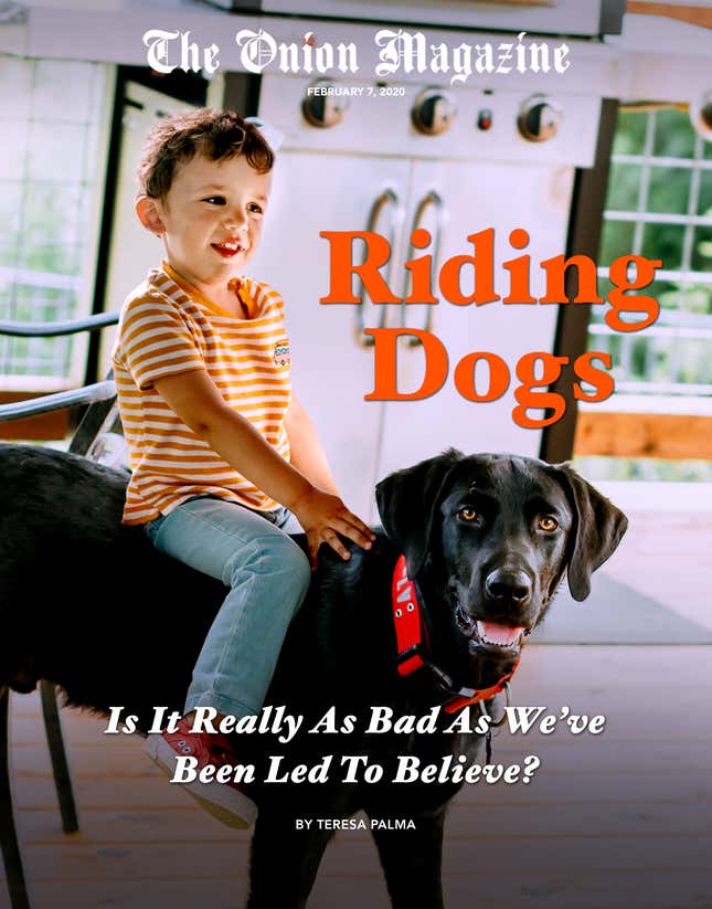 Image for article titled Riding Dogs: Is It Really As Bad As We’ve Been Led To Believe?