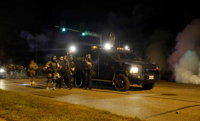 Image for article titled Military-Grade Weapons Do Not Make Cops or Cities Safer, 2 New Studies Find