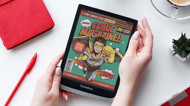 Image for article titled With an Upgraded Color E Ink Screen, This Could Be the Perfect E-Reader for Comic Book Fans