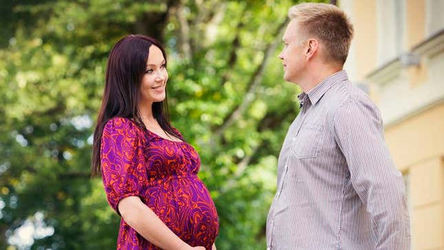 Image for article titled Man Holding Hands With Pregnant Woman Must Have Weird Fetish