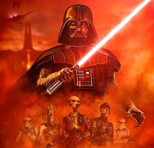 The key art for Vader Immortal.
