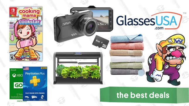 Image for article titled Wednesday&#39;s Best Deals: AeroGarden Farm Basic, PlayStation Plus, Xbox Live Gold, Sunham Bath Towels, Vava Dash Cam, and More