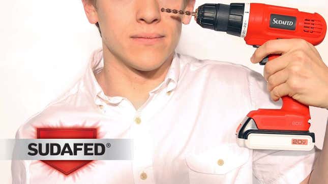 Image for article titled Sudafed Introduces New Sinus Drill For Immediate Congestion Relief