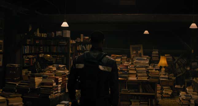 Michael B. Jordan lights up some stupid books in the trailer for HBO's <i>Fahrenheit 451<em></em></i>