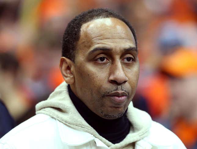 Image for article titled Stephen A. Smith: ‘Carmelo Anthony Deserves To Be Buried In An Unmarked Grave, Forgotten By Time’