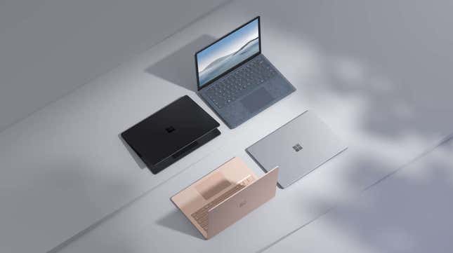 Imagen para el artículo titulado El nuevo Microsoft Surface 4 tiene procesador Intel o AMD y promete 19 horas de batería