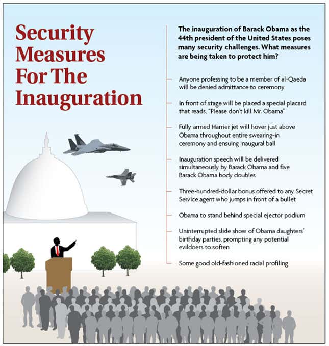 Image for article titled Security Measures For The Inauguration