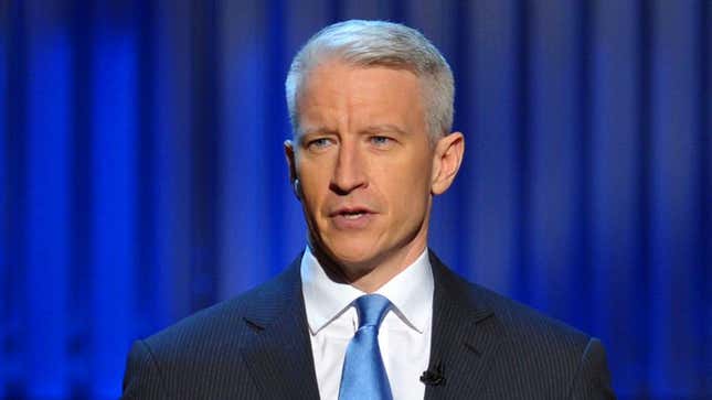 Image for article titled Anderson Cooper Informs Viewers CNN Just Minutes Away From First Significant Piece Of Information Of Day