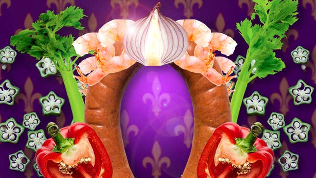 Image for article titled Gumbo Bread is the Mardi Gras recipe of your dreams