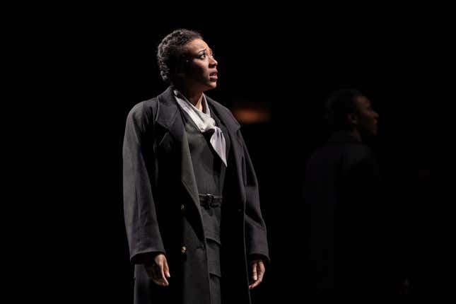 Christiana Clark as Paulina in the Goodman Theatre’s production of The Winter’s Tale.