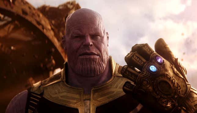 Imagen para el artículo titulado Google celebra el estreno de Avengers: Endgame con un divertido huevo de pascua dedicado a Thanos