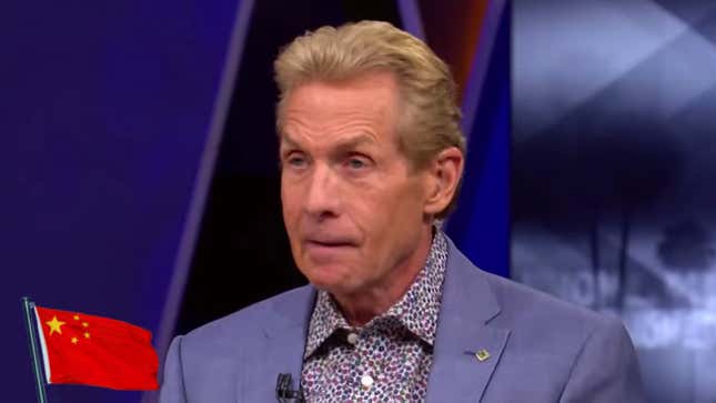 Image for article titled Skip Bayless Slams History Of Chinese Post-Opium War Intervention Anxiety In 6-Hour ‘Undisputed’