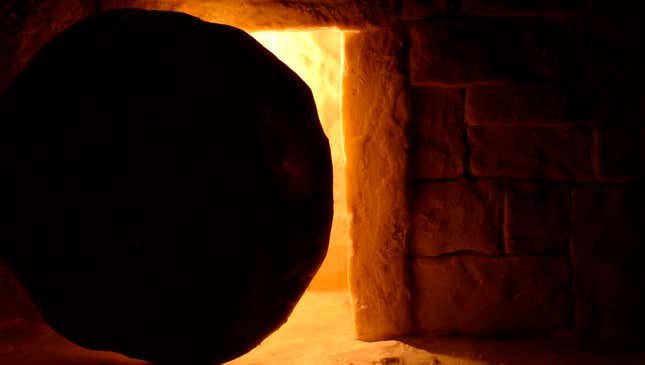 Image for article titled Historical Texts Reveal Jesus Hid Out In Tomb For Few Extra Days While Abuse Scandal Blew Over