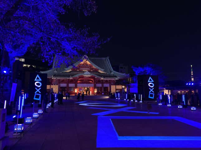 Image for article titled A PlayStation 5 Event Held At An Ancient Japanese Shrine