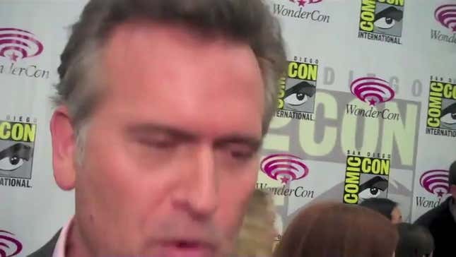 Bruce Campbell explains the secret of great film-making: "give a sh-t, and don't treat audiences like they're stupid."