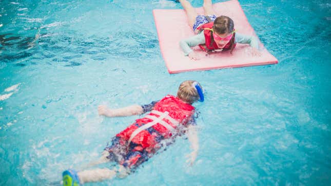 Image for article titled Keep Kids Safe in the Pool With a Life Jacket Party