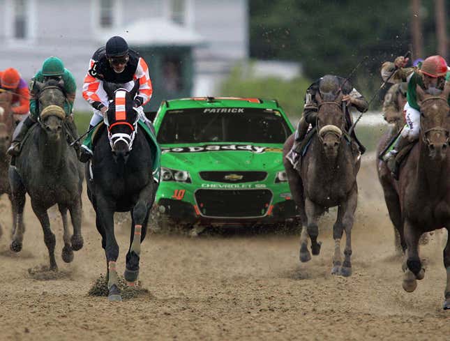 Image for article titled Danica Patrick Takes Last Place In Preakness Stakes