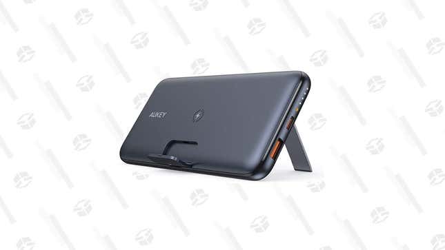 Aukey 10,000mAh Power Bank With Stand | $27 | Amazon | Use Code WVHYH3BT