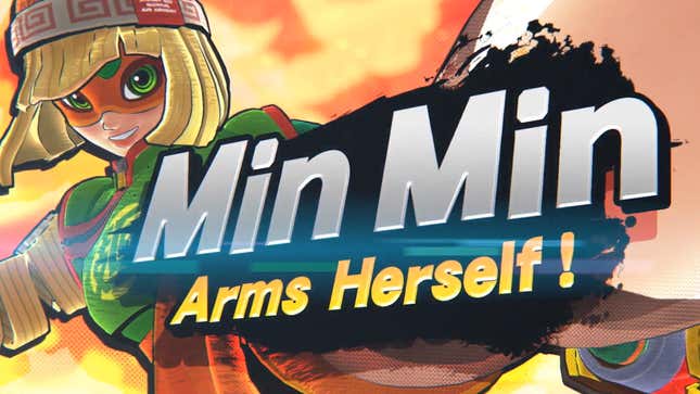 Image for article titled Min Min From Arms Will Be The Next Smash Bros. Fighter