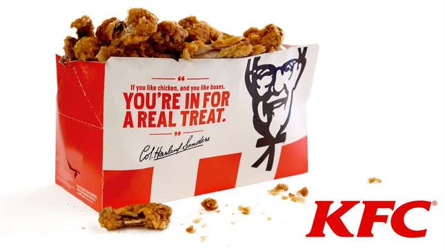 Image for article titled KFC Introduces New Previously Owned 20-Piece Hot Wings