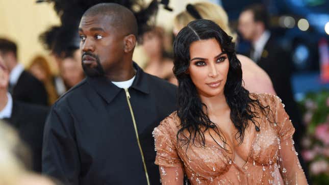 Image for article titled Kanye West Thought Kim Kardashian&#39;s Met Gala Outfit Was &#39;Too Sexy&#39;