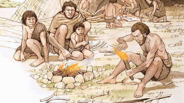 Image for article titled New Evidence Suggests Early Humans First Used Fire To Impress Friends