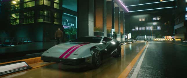 Imagen para el artículo titulado Cyberpunk 2077 tiene algunos diseños de autos realmente alucinantes
