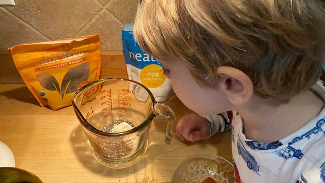 Mixing a combination chia/Neat Egg