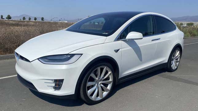 Image for article titled At $63,500, Could This 2017 Tesla Model X 75D Mean X Finally Marks The Spot?