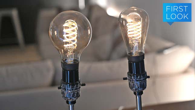 Image for article titled Philips Gave Into the Hipsters and Made Hue Filament Smart Lights