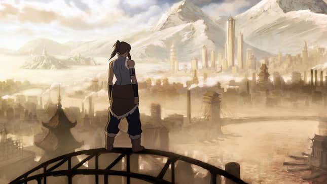 Korra looks out on a changed world.