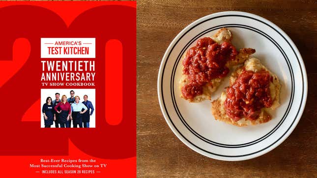 The book and Best Chicken Parmesan