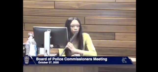 Image for article titled Kansas City Activist to Board of Police Commissioners: &#39;You Age Like Trash When You&#39;re Racist&#39;