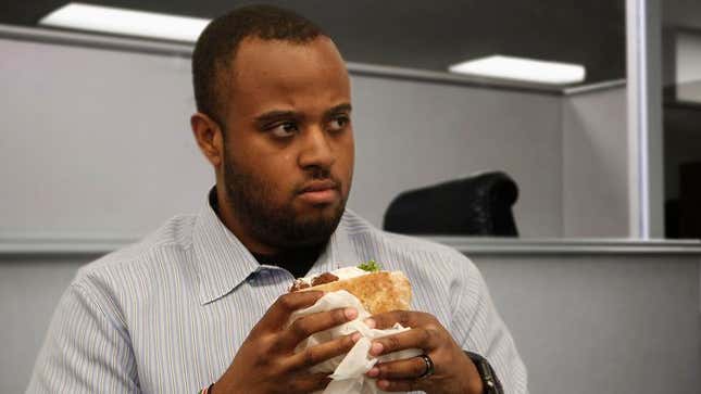 Image for article titled Man To Undergo Extensive Interrogation By Coworkers About Where He Got Falafel