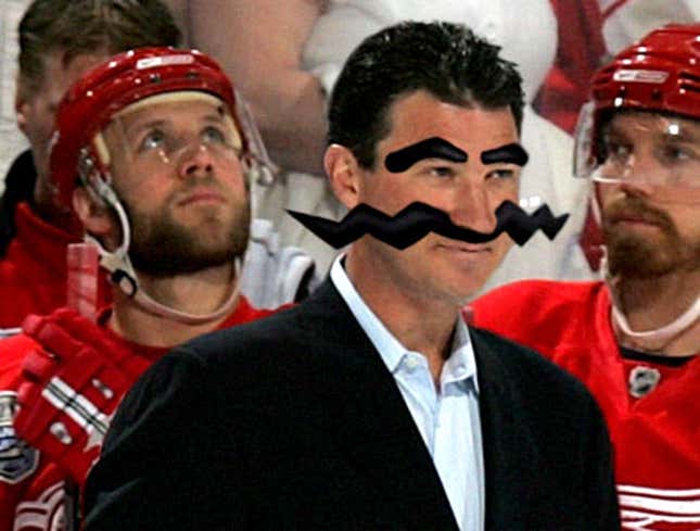Image for article titled Evil Red Wings Owner Wario Lemieux Steals Stanley Cup