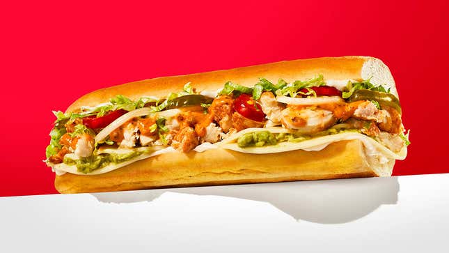 Image for article titled The latest chicken sandwich competitor: Jimmy John’s Smokin’ Kickin’ Chicken