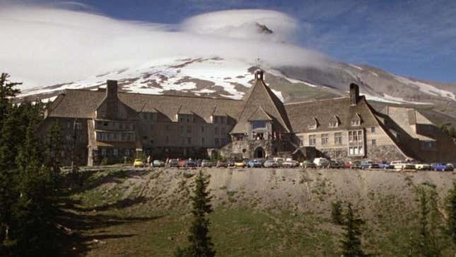 Así se ve el Hotel Overlook en la película El Resplandor.
